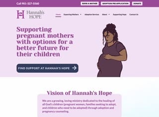Charity Web Design Design Example