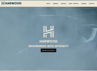 Contractor Web Design Design Example