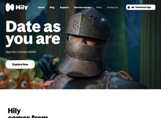 Dating Web Design Design Example