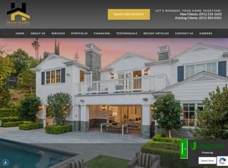 Contractor Web Design Design Example