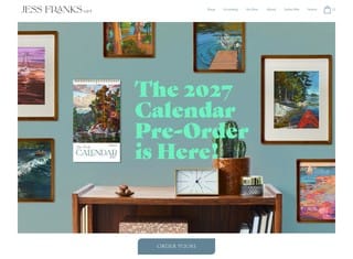 Artist Web Design Design Example