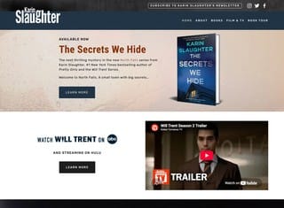 Book Web Design Design Example