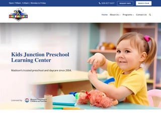 Educational Web Design Design Example