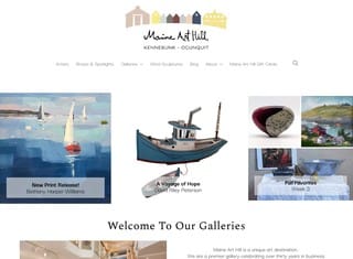 Artist Web Design Design Example