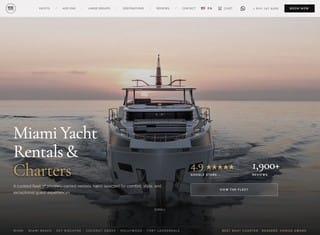 Entertainment Web Design Design Example
