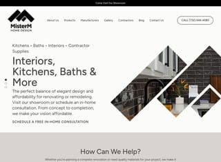Contractor Web Design Design Example