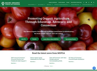 Agriculture Web Design Design Example