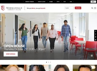 Educational Web Design Design Example