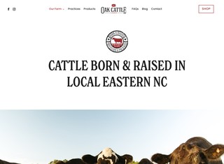 Agriculture Web Design Design Example