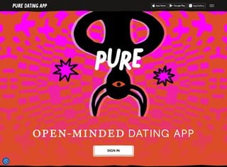 Dating Web Design Design Example