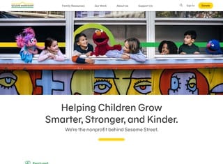 Charity Web Design Design Example