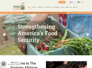 Agriculture Web Design Design Example