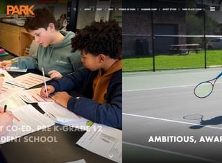 Educational Web Design Design Example