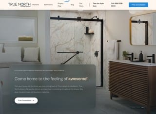 Contractor Web Design Design Example