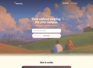 Dating Web Design Design Example