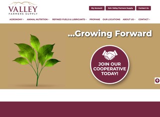 Agriculture Web Design Design Example