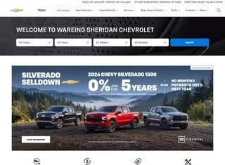 Auto Web Design Design Example