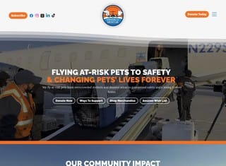 Charity Web Design Design Example