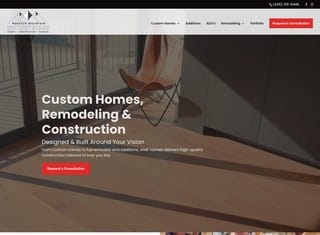 Contractor Web Design Design Example